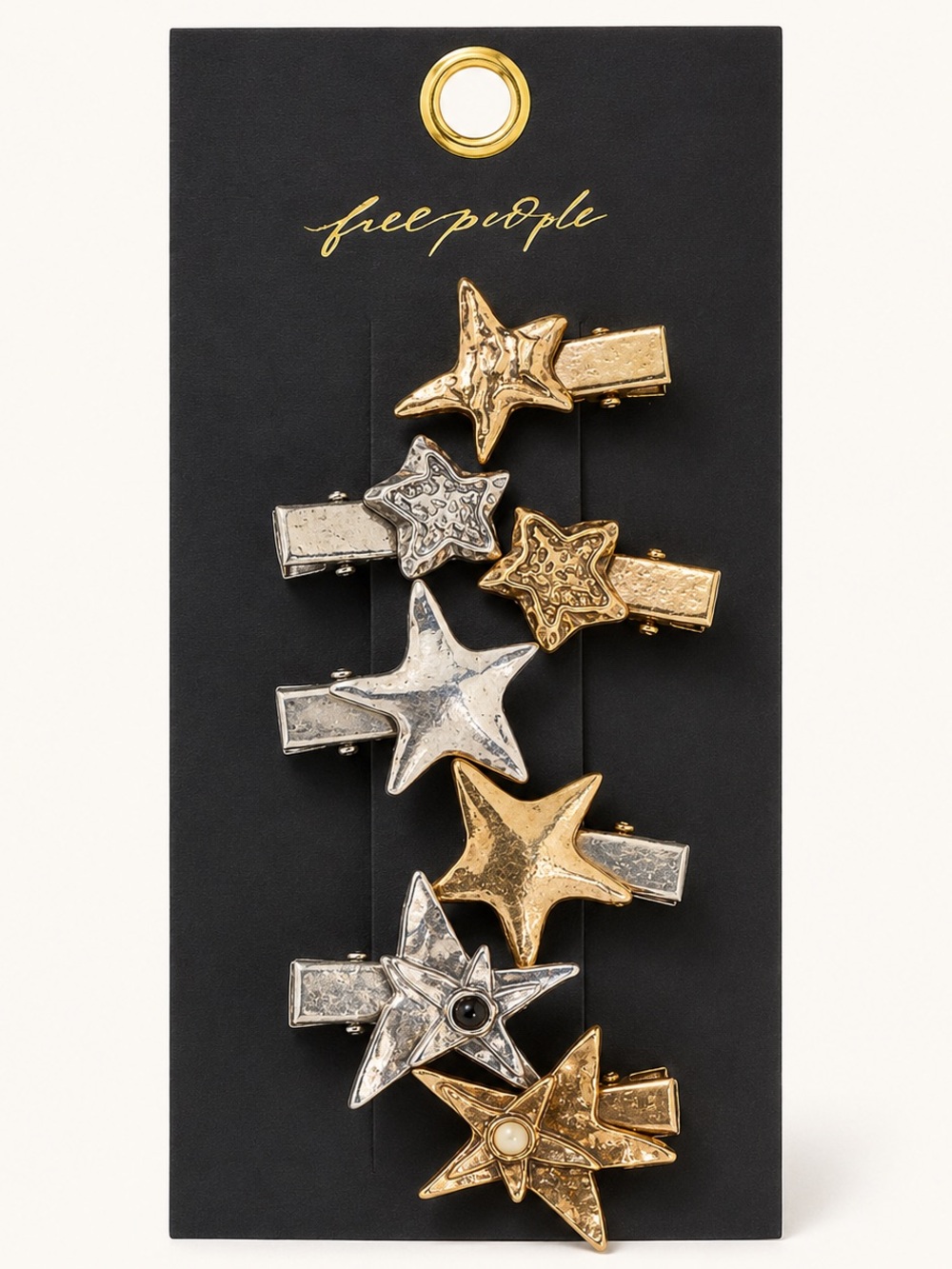 NWT Free People Stars Mega Pack Hair Clips Set of 7